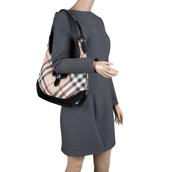 ❄️NWOT Burberry Nova Check Brook Hobo Bag❄️ - Picture 8 of 8